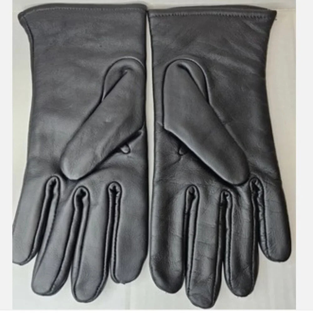 Propper International NWT Women's Black Leather Gloves Wool Lined Essential